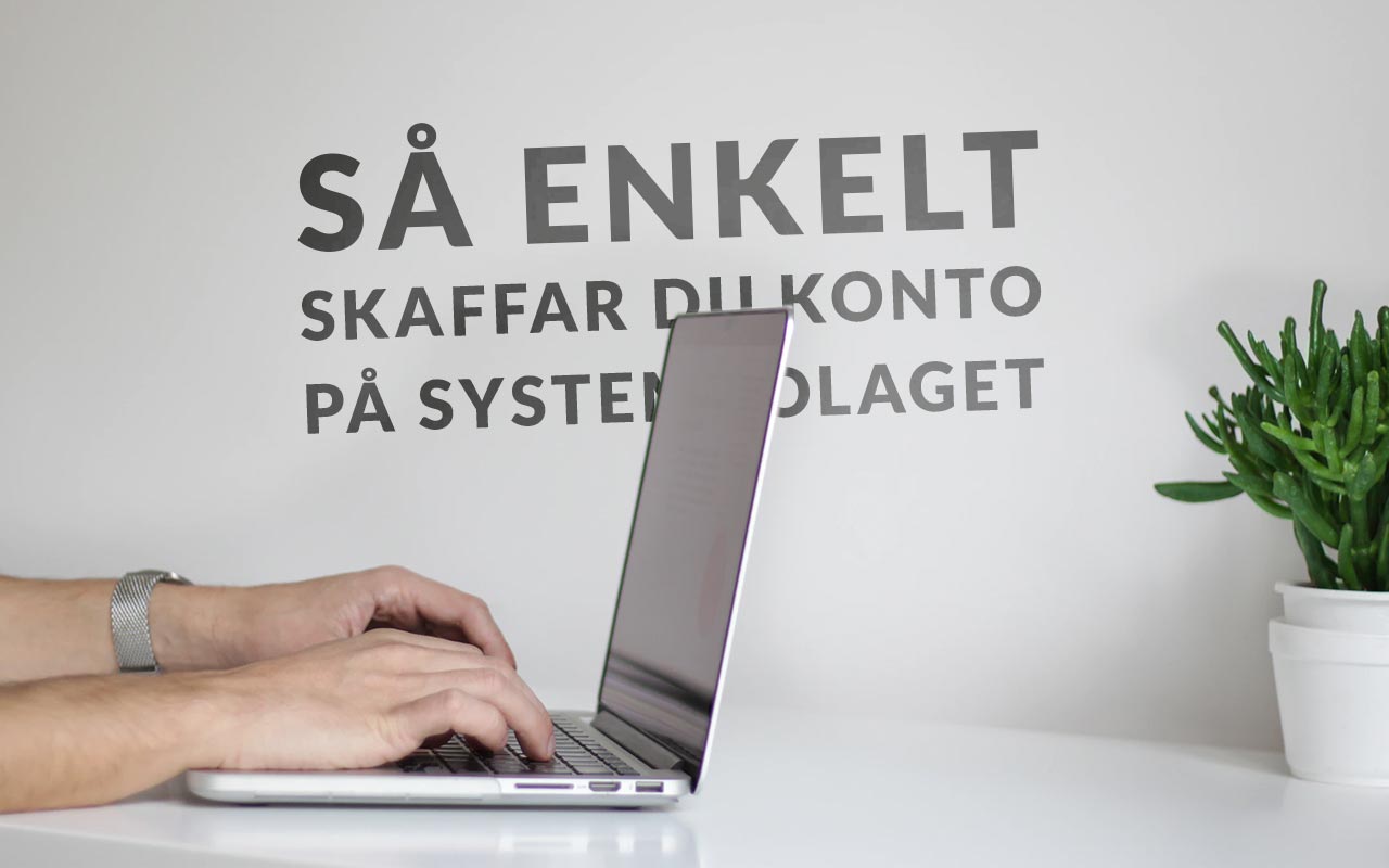 Så enkelt skaffar du konto på Systembolaget