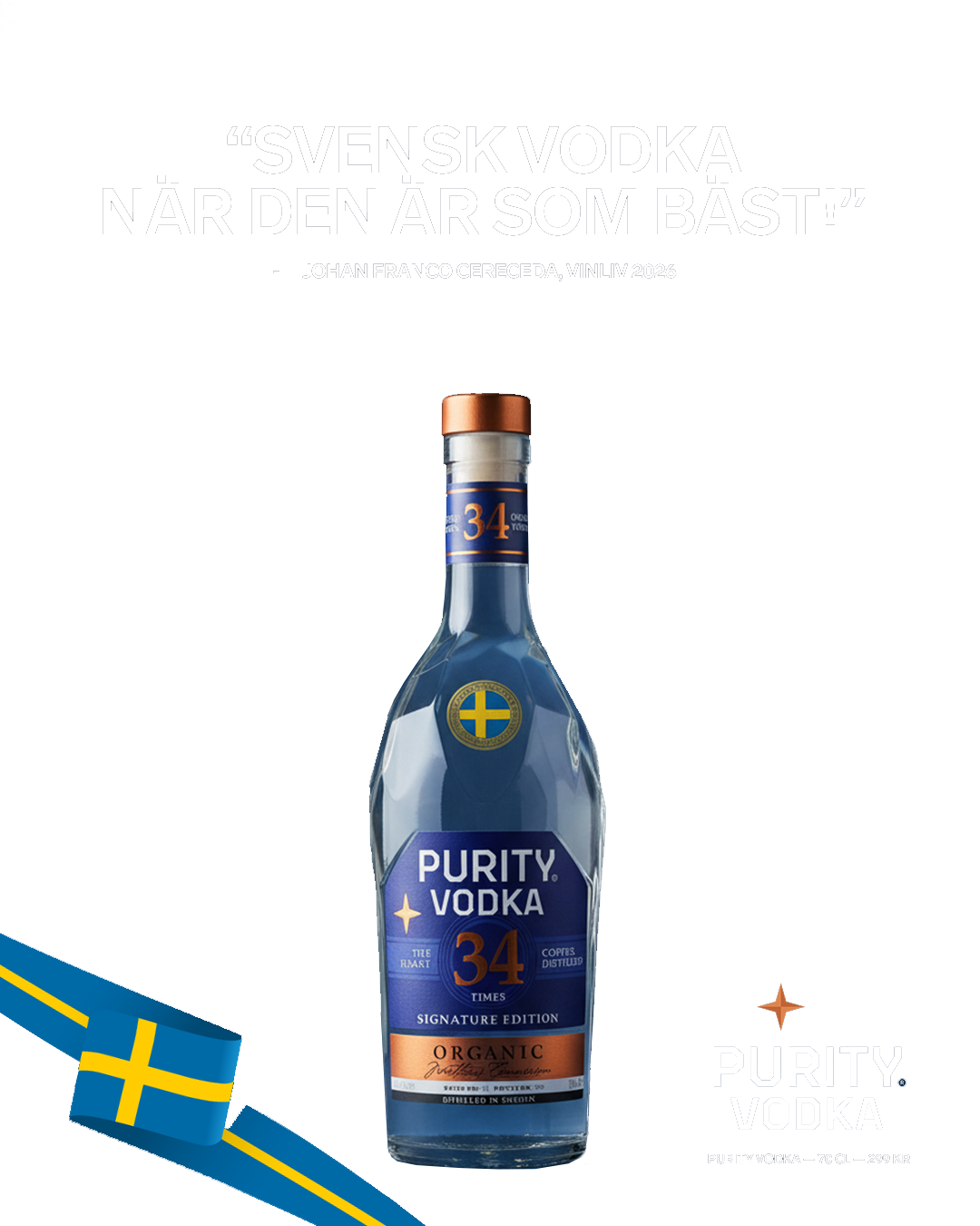 Purity Signature 34 Edition Organic Vodka